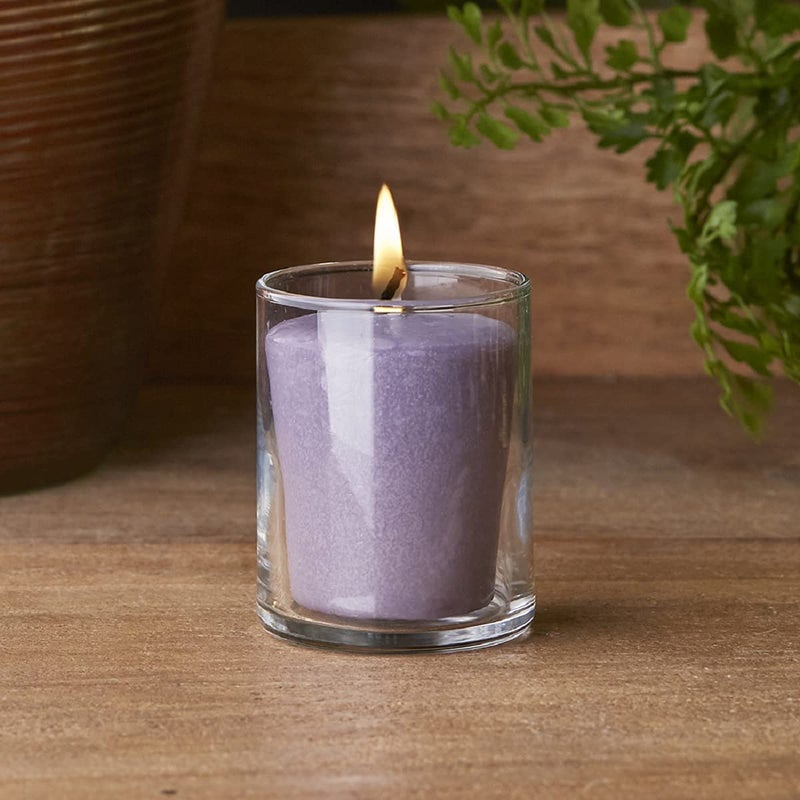 Root Candles Scented Votive Candles Beeswax Blend Premium Handcrafted 20-Hour Votives, 18-Count, English Lavender - Image 3